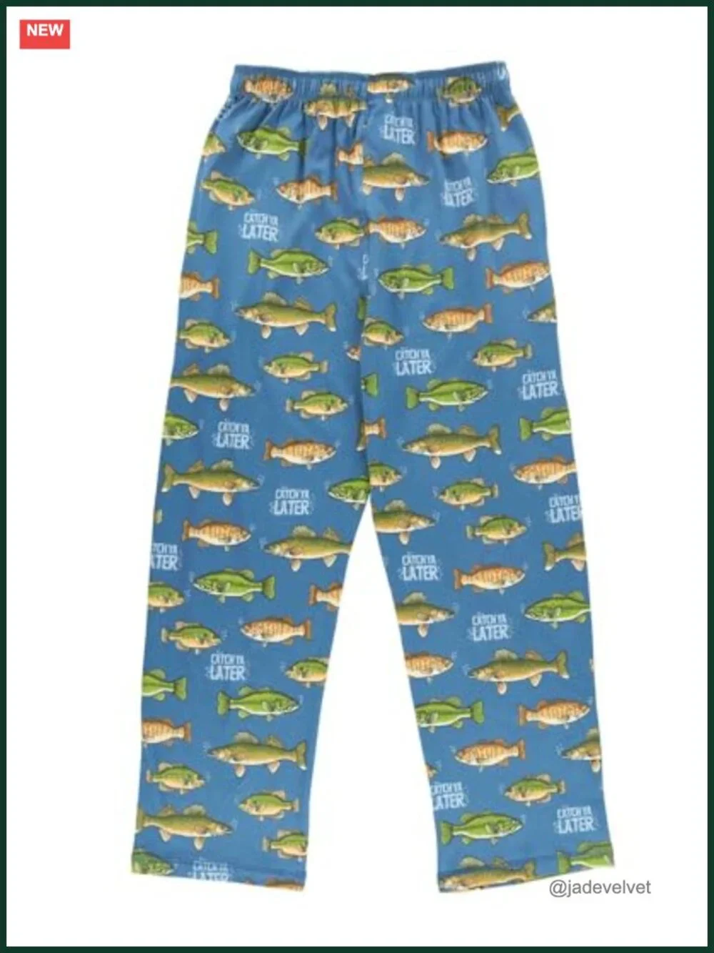 Novelty 100% Cotton Men's Pajama Pants with Pockets